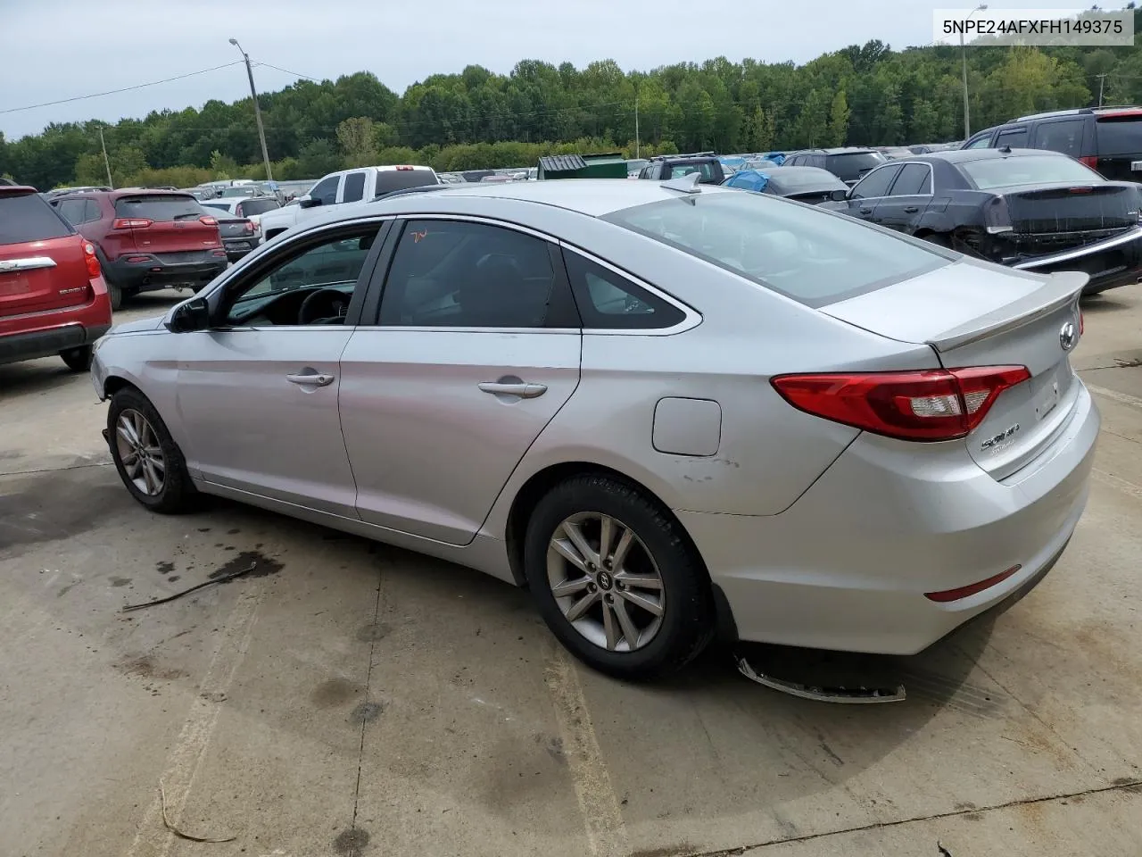 2015 Hyundai Sonata Se VIN: 5NPE24AFXFH149375 Lot: 71103394