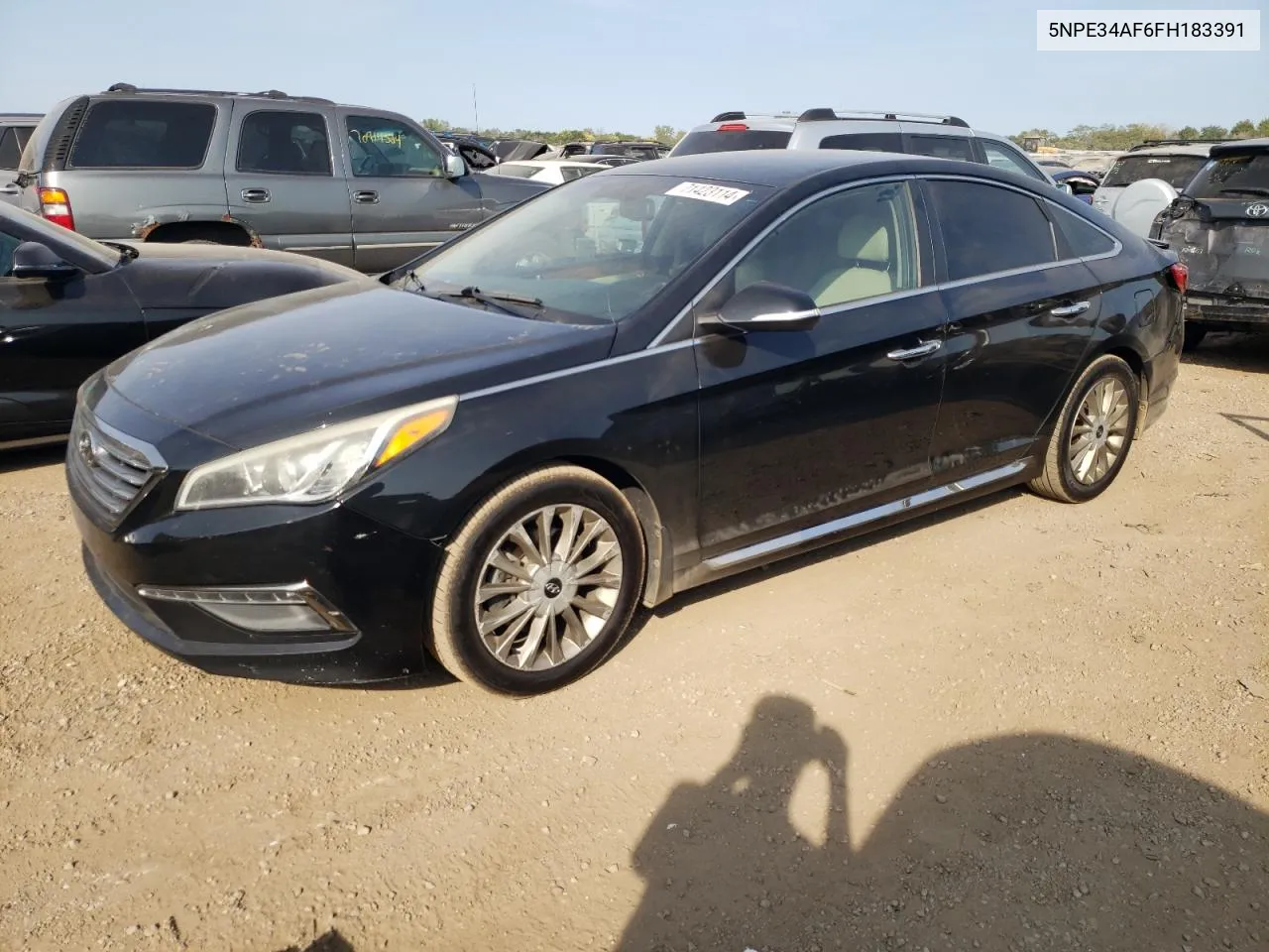 2015 Hyundai Sonata Sport VIN: 5NPE34AF6FH183391 Lot: 71423114