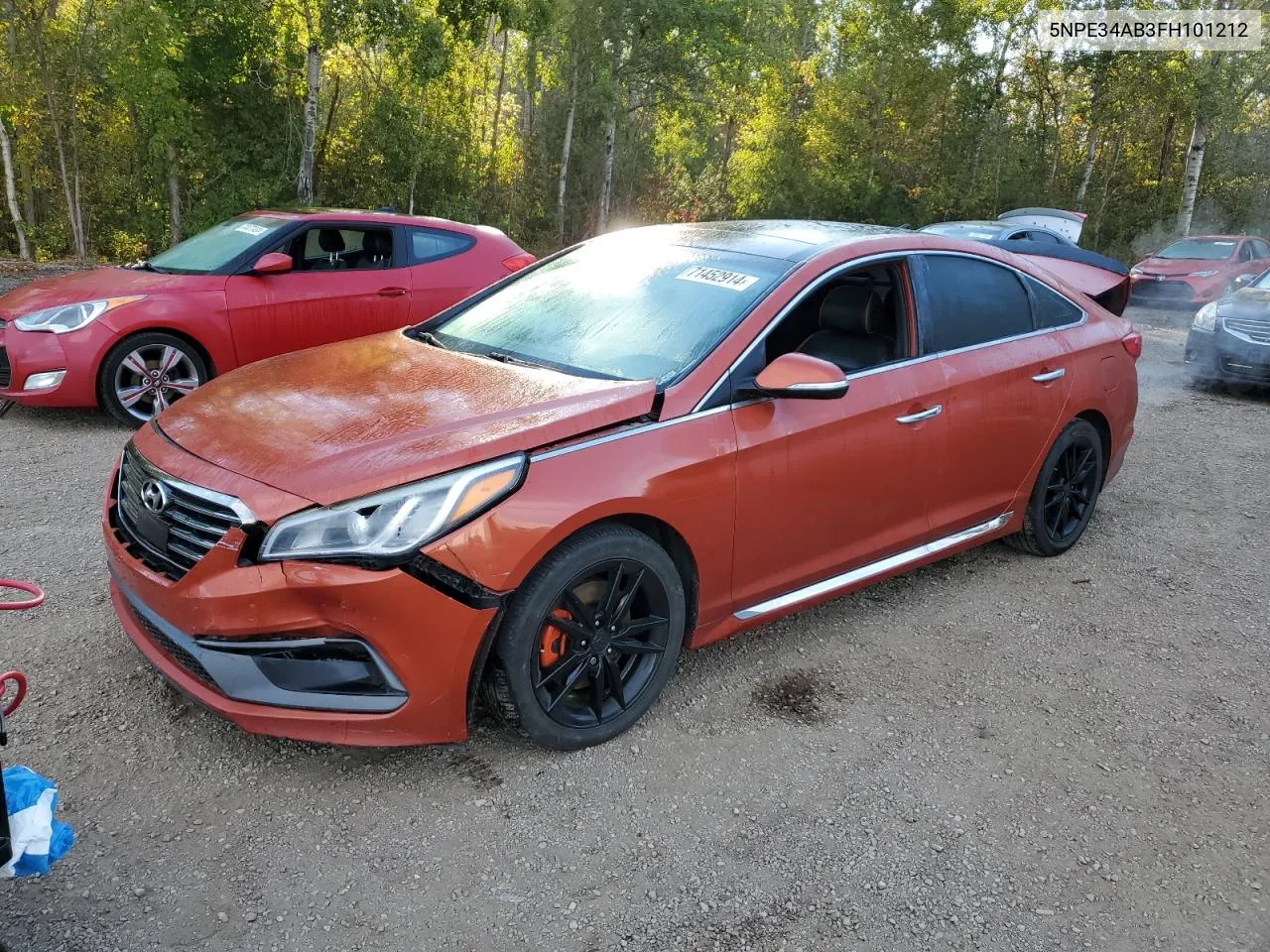 2015 Hyundai Sonata Sport VIN: 5NPE34AB3FH101212 Lot: 71452914