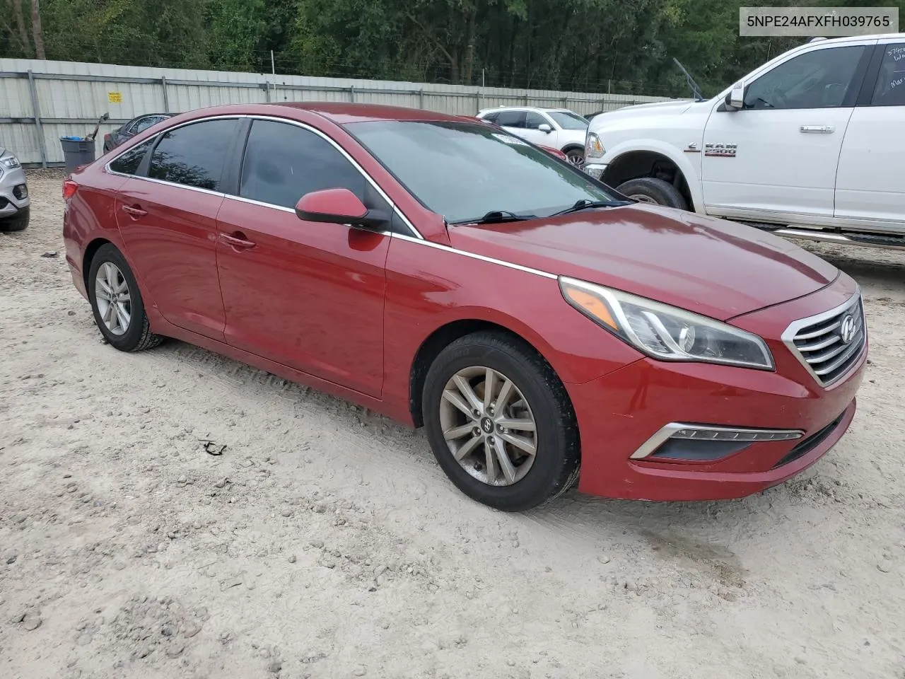 2015 Hyundai Sonata Se VIN: 5NPE24AFXFH039765 Lot: 71586394