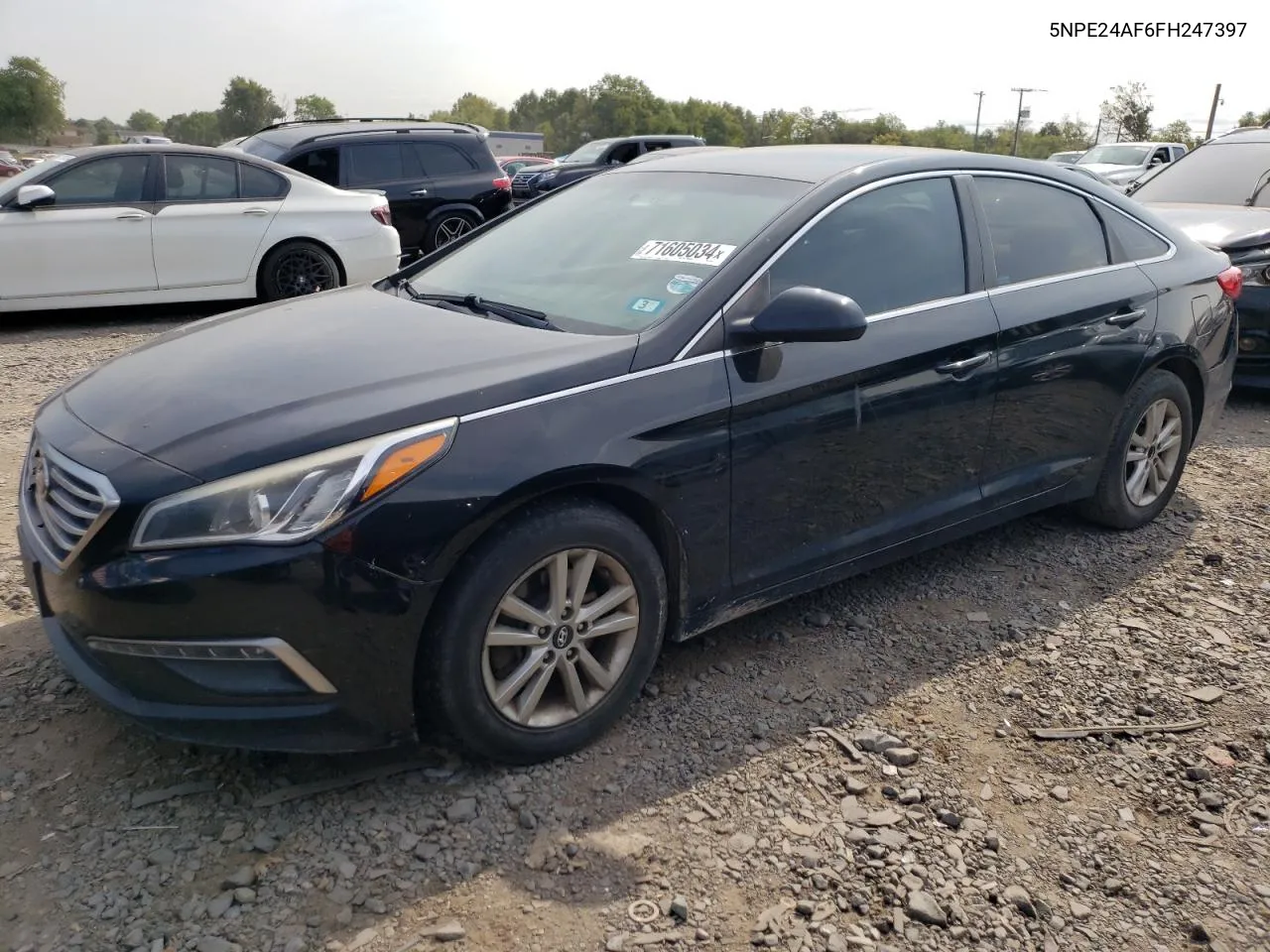 2015 Hyundai Sonata Se VIN: 5NPE24AF6FH247397 Lot: 71605034