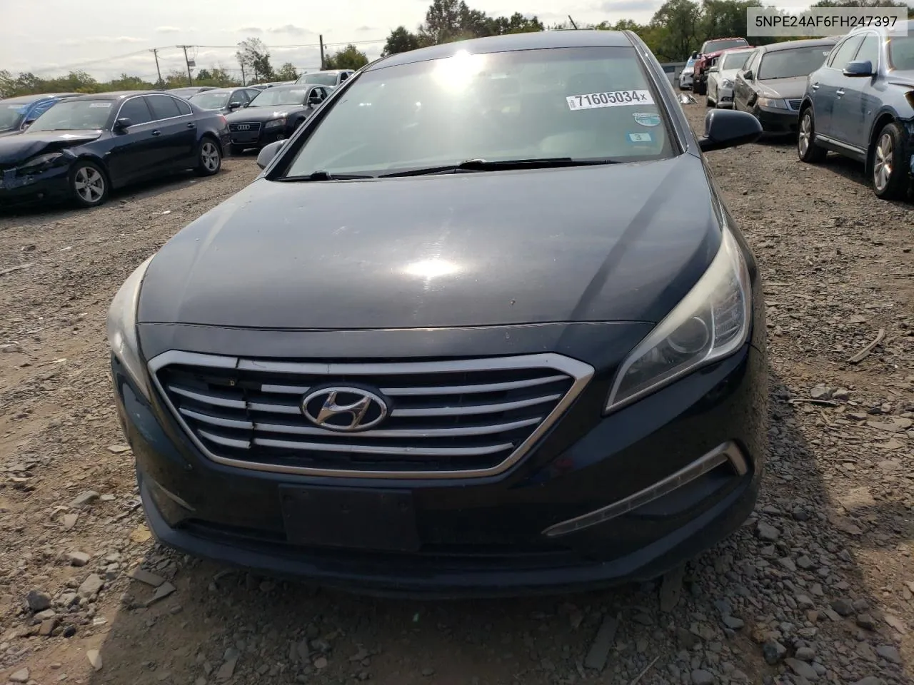 2015 Hyundai Sonata Se VIN: 5NPE24AF6FH247397 Lot: 71605034