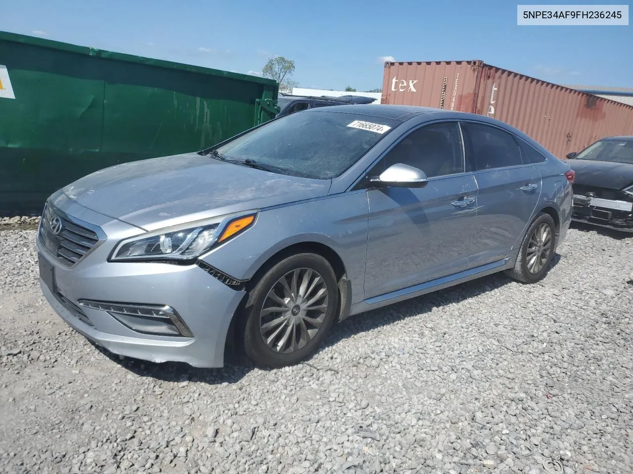 2015 Hyundai Sonata Sport VIN: 5NPE34AF9FH236245 Lot: 71665074