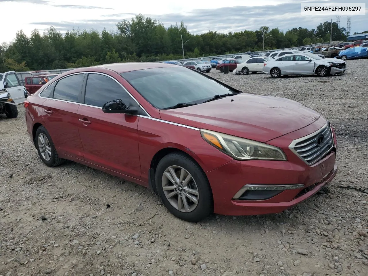 2015 Hyundai Sonata Se VIN: 5NPE24AF2FH096297 Lot: 71749434