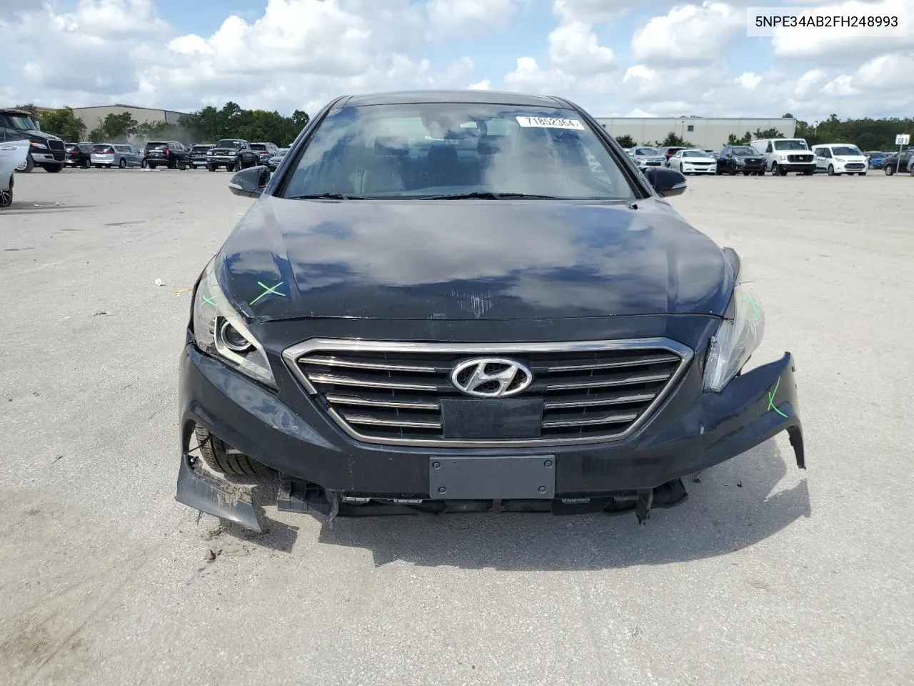 2015 Hyundai Sonata Sport VIN: 5NPE34AB2FH248993 Lot: 71852364