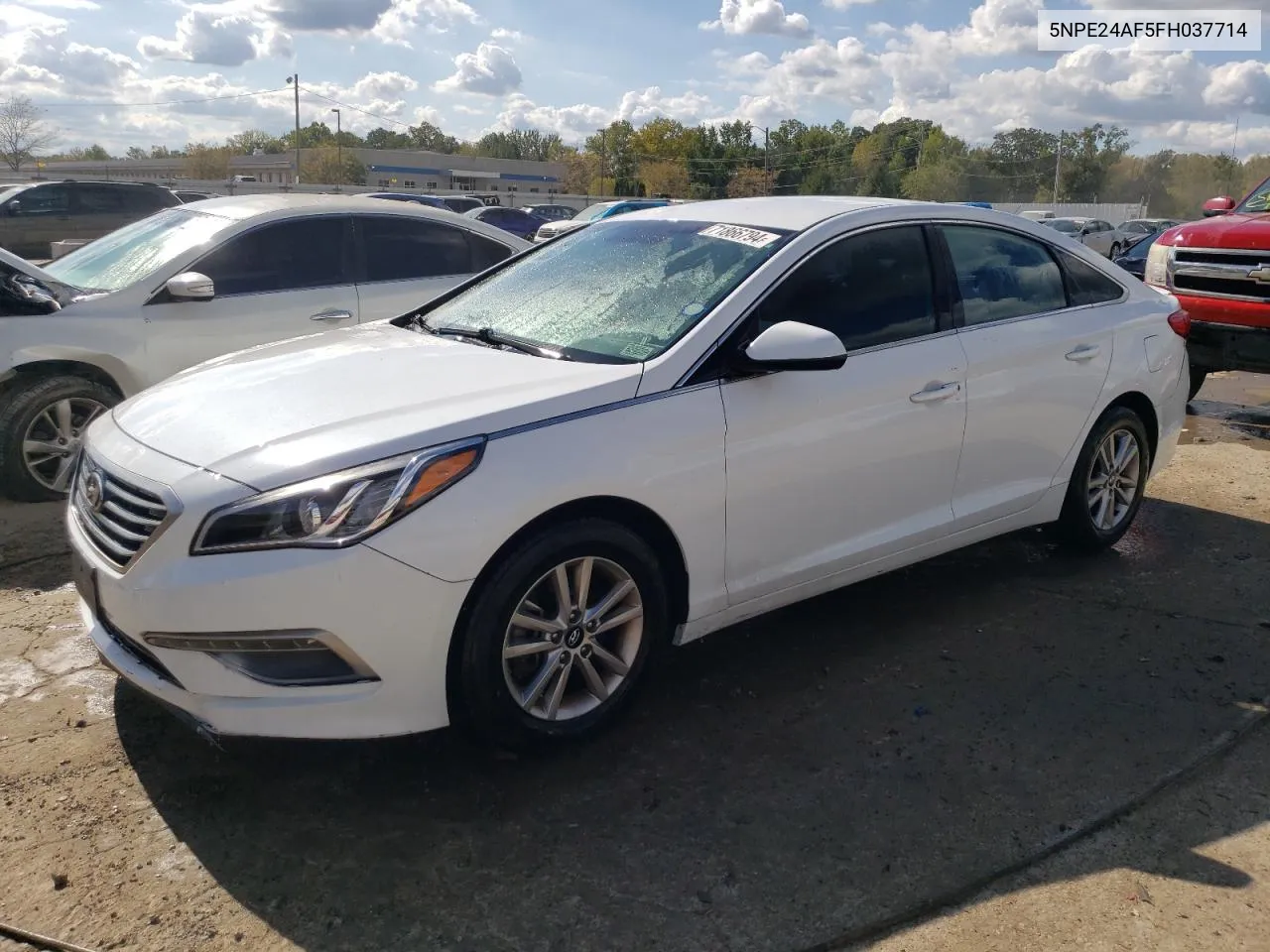 2015 Hyundai Sonata Se VIN: 5NPE24AF5FH037714 Lot: 71866794