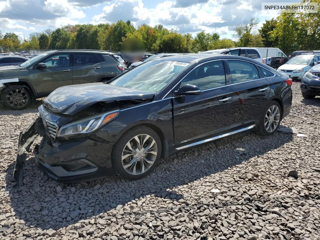 2015 Hyundai Sonata Sport VIN: 5NPE34AB6FH137072 Lot: 71949974