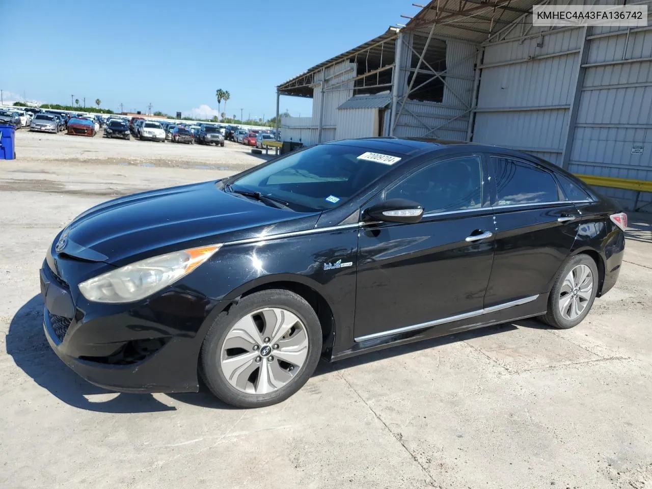 2015 Hyundai Sonata Hybrid VIN: KMHEC4A43FA136742 Lot: 72009704