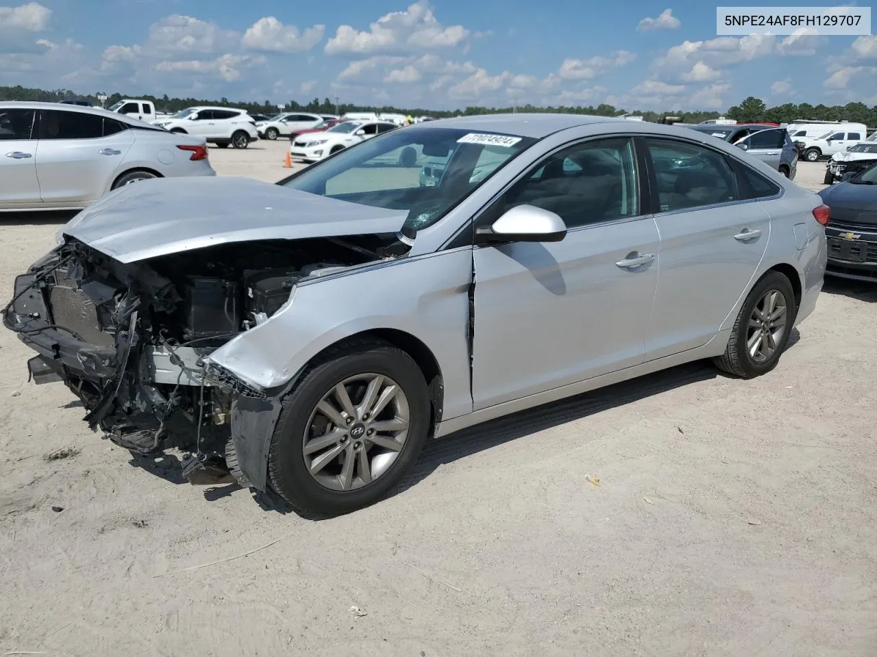 2015 Hyundai Sonata Se VIN: 5NPE24AF8FH129707 Lot: 72024924