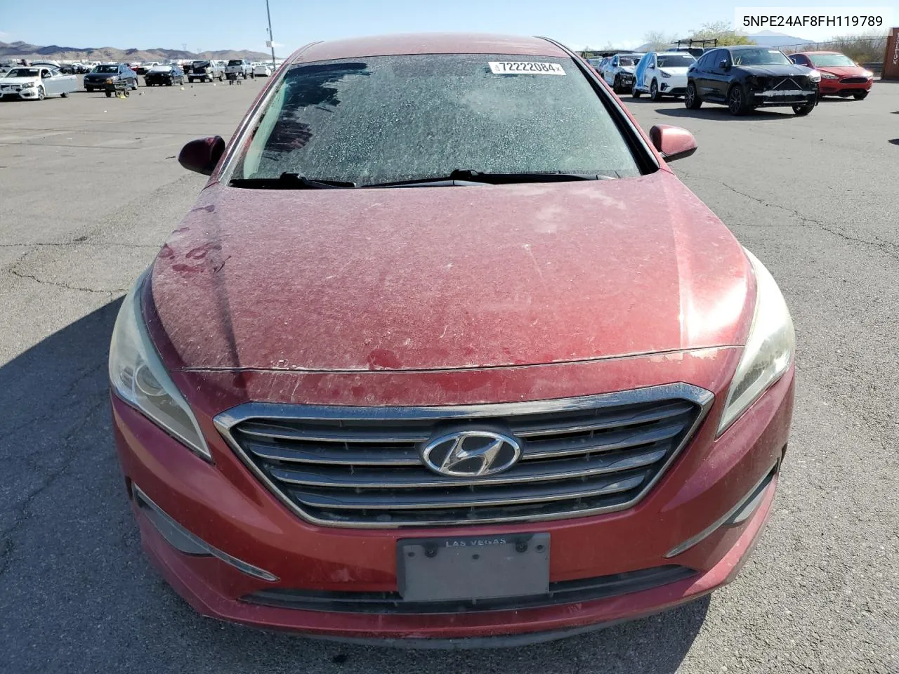 2015 Hyundai Sonata Se VIN: 5NPE24AF8FH119789 Lot: 72222084