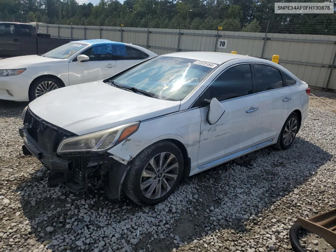 5NPE34AF0FH130878 2015 Hyundai Sonata Sport