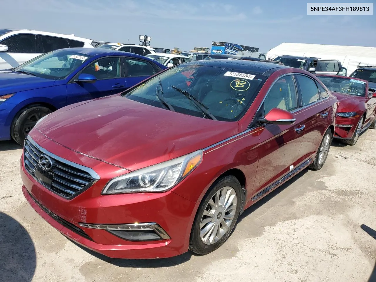 2015 Hyundai Sonata Sport VIN: 5NPE34AF3FH189813 Lot: 72558384