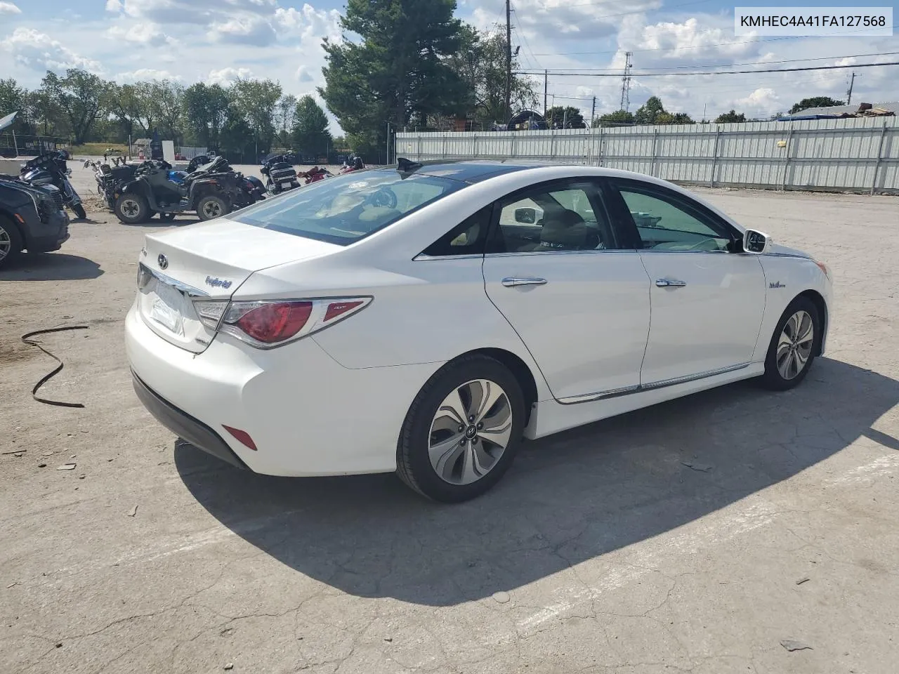 2015 Hyundai Sonata Hybrid VIN: KMHEC4A41FA127568 Lot: 72607364