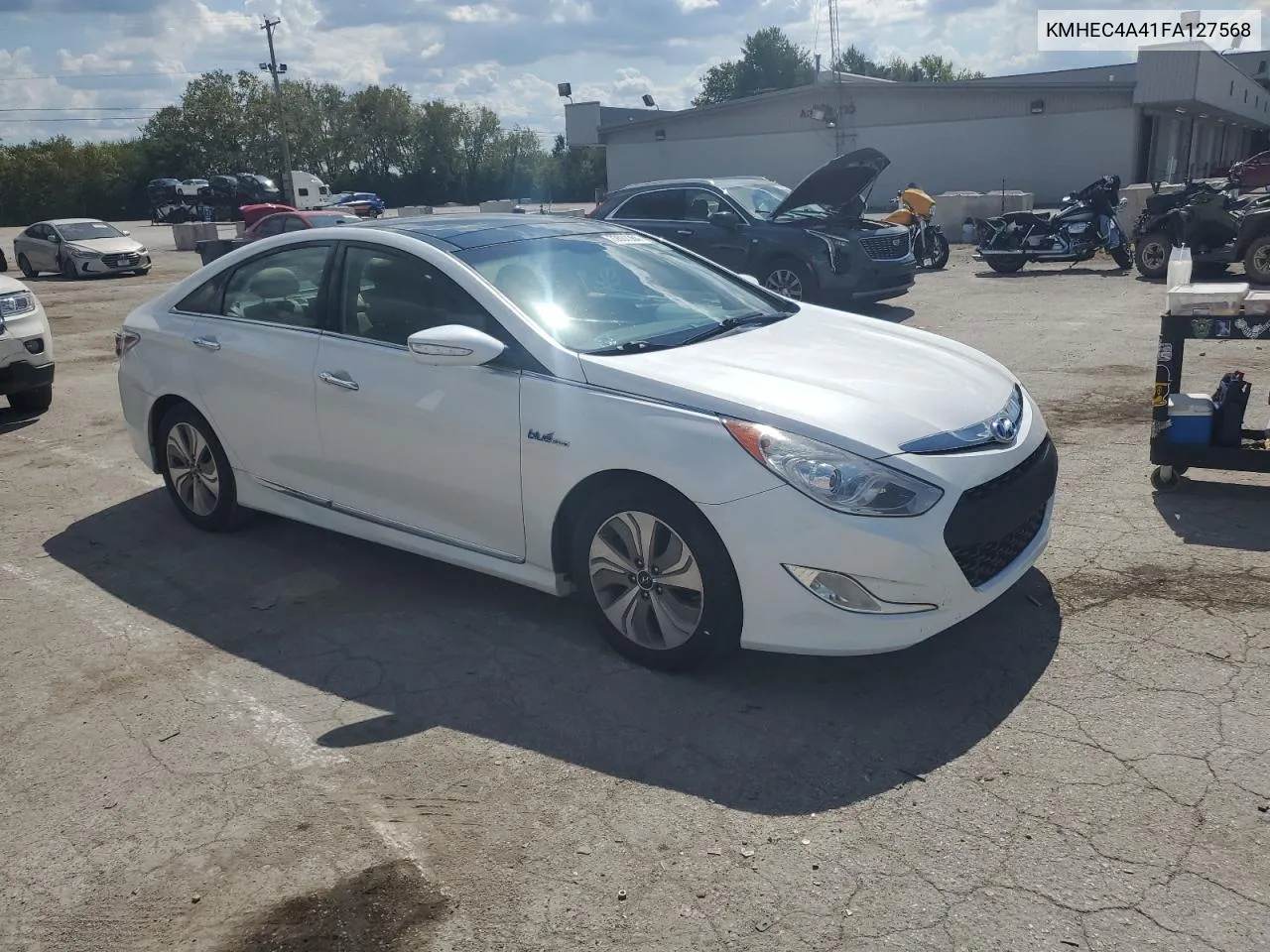 2015 Hyundai Sonata Hybrid VIN: KMHEC4A41FA127568 Lot: 72607364