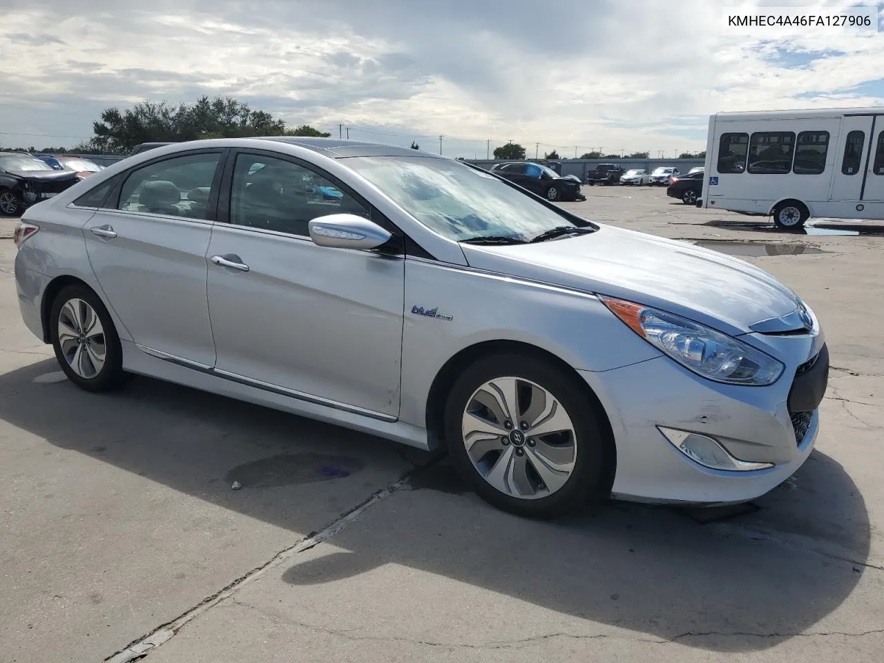 2015 Hyundai Sonata Hybrid VIN: KMHEC4A46FA127906 Lot: 72796474