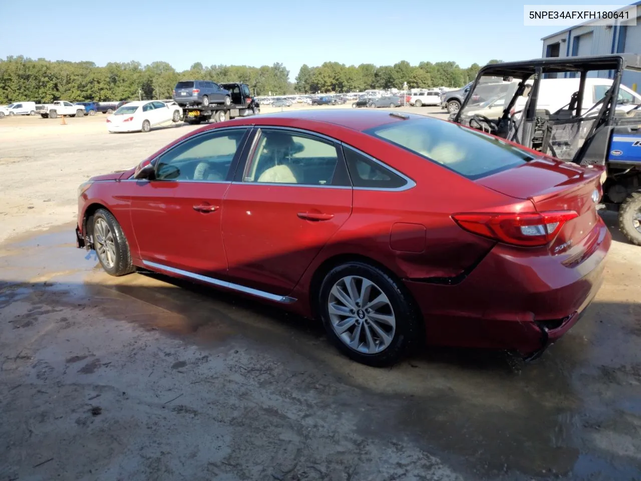 2015 Hyundai Sonata Sport VIN: 5NPE34AFXFH180641 Lot: 72799384