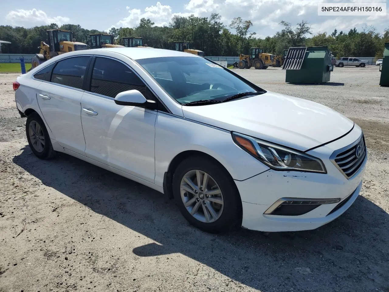 2015 Hyundai Sonata Se VIN: 5NPE24AF6FH150166 Lot: 72945714