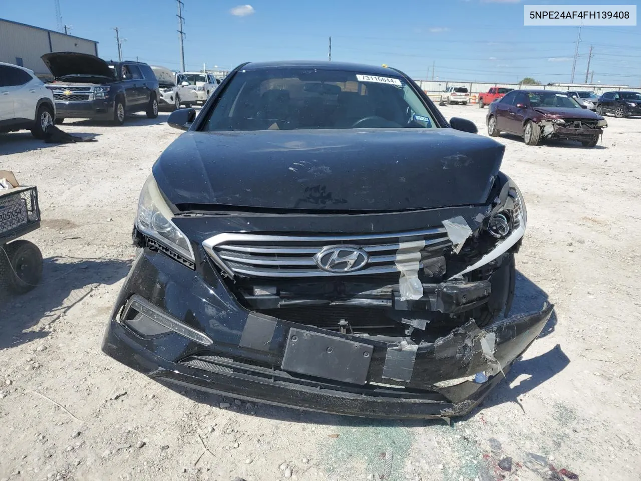 2015 Hyundai Sonata Se VIN: 5NPE24AF4FH139408 Lot: 73116644