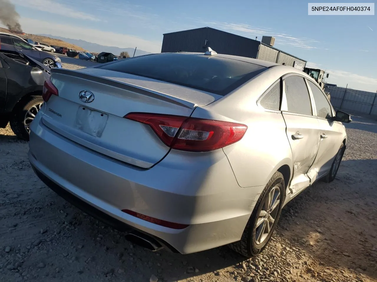 2015 Hyundai Sonata Se VIN: 5NPE24AF0FH040374 Lot: 73216314