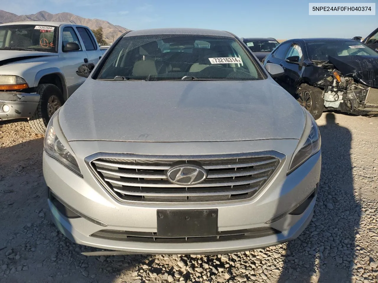 2015 Hyundai Sonata Se VIN: 5NPE24AF0FH040374 Lot: 73216314