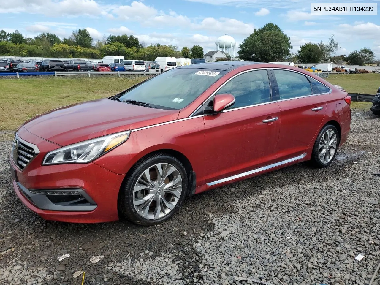 2015 Hyundai Sonata Limited 2.0T VIN: 5NPE34AB1FH134239 Lot: 73429964