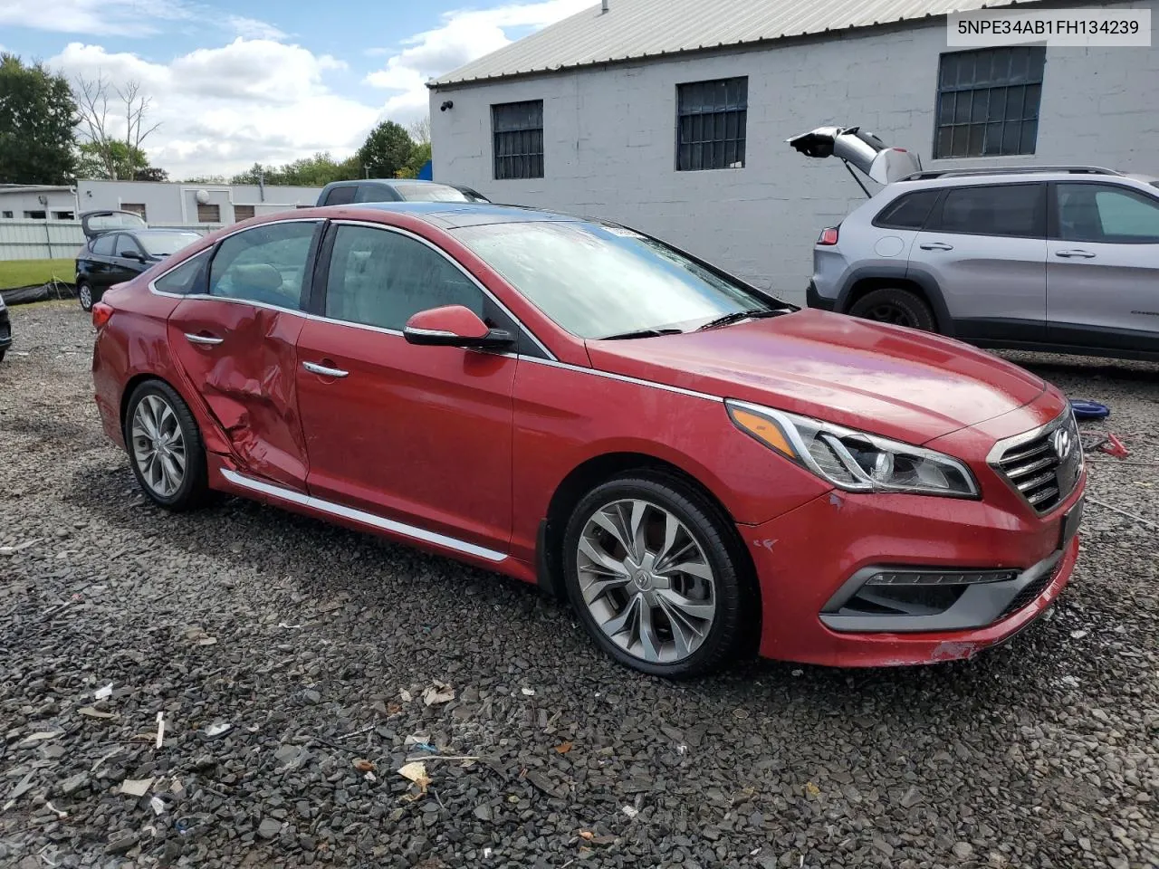 2015 Hyundai Sonata Limited 2.0T VIN: 5NPE34AB1FH134239 Lot: 73429964