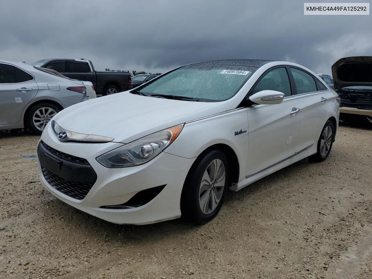 2015 Hyundai Sonata Hybrid VIN: KMHEC4A49FA125292 Lot: 74097584