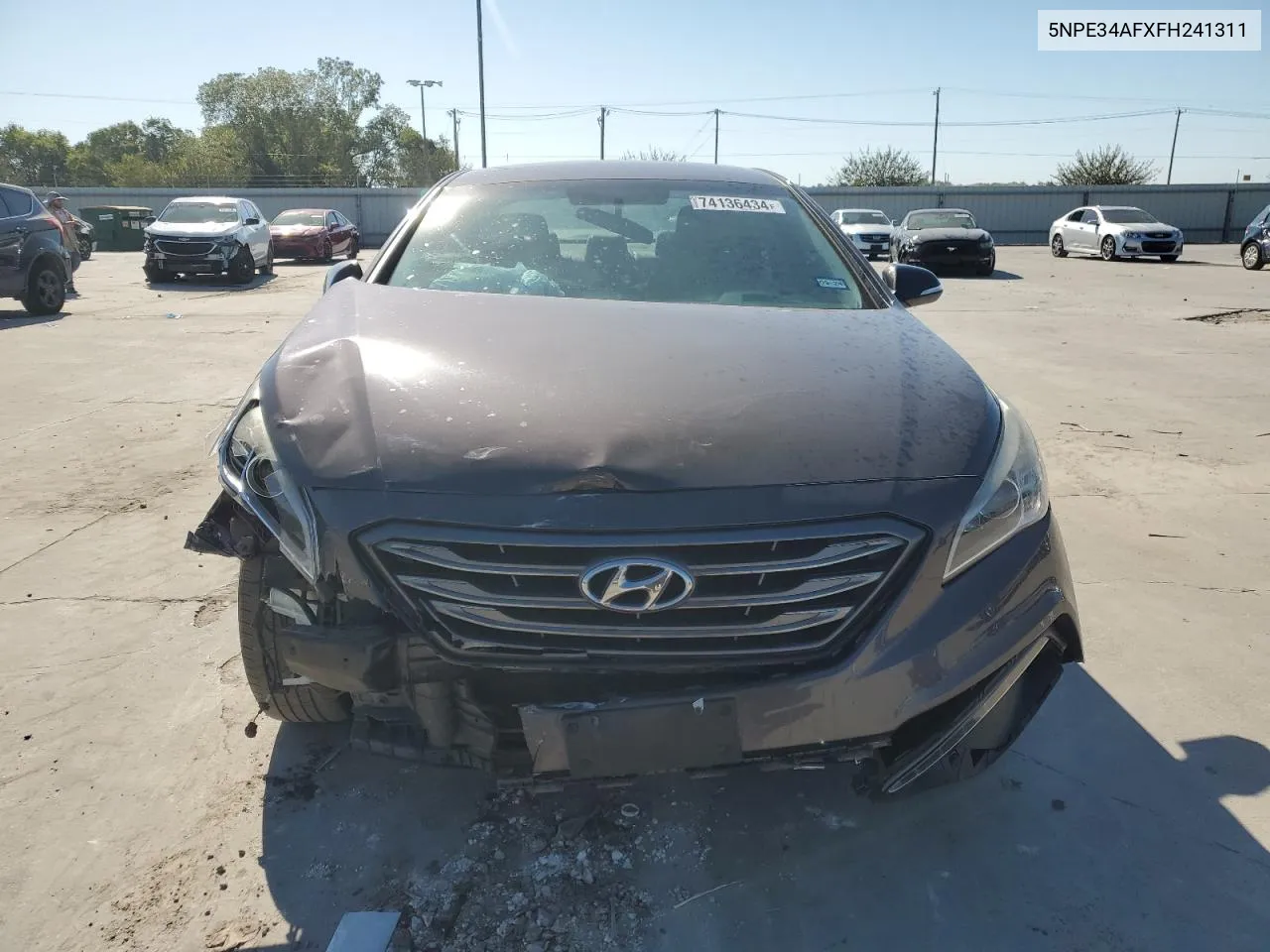 2015 Hyundai Sonata Sport VIN: 5NPE34AFXFH241311 Lot: 74136434