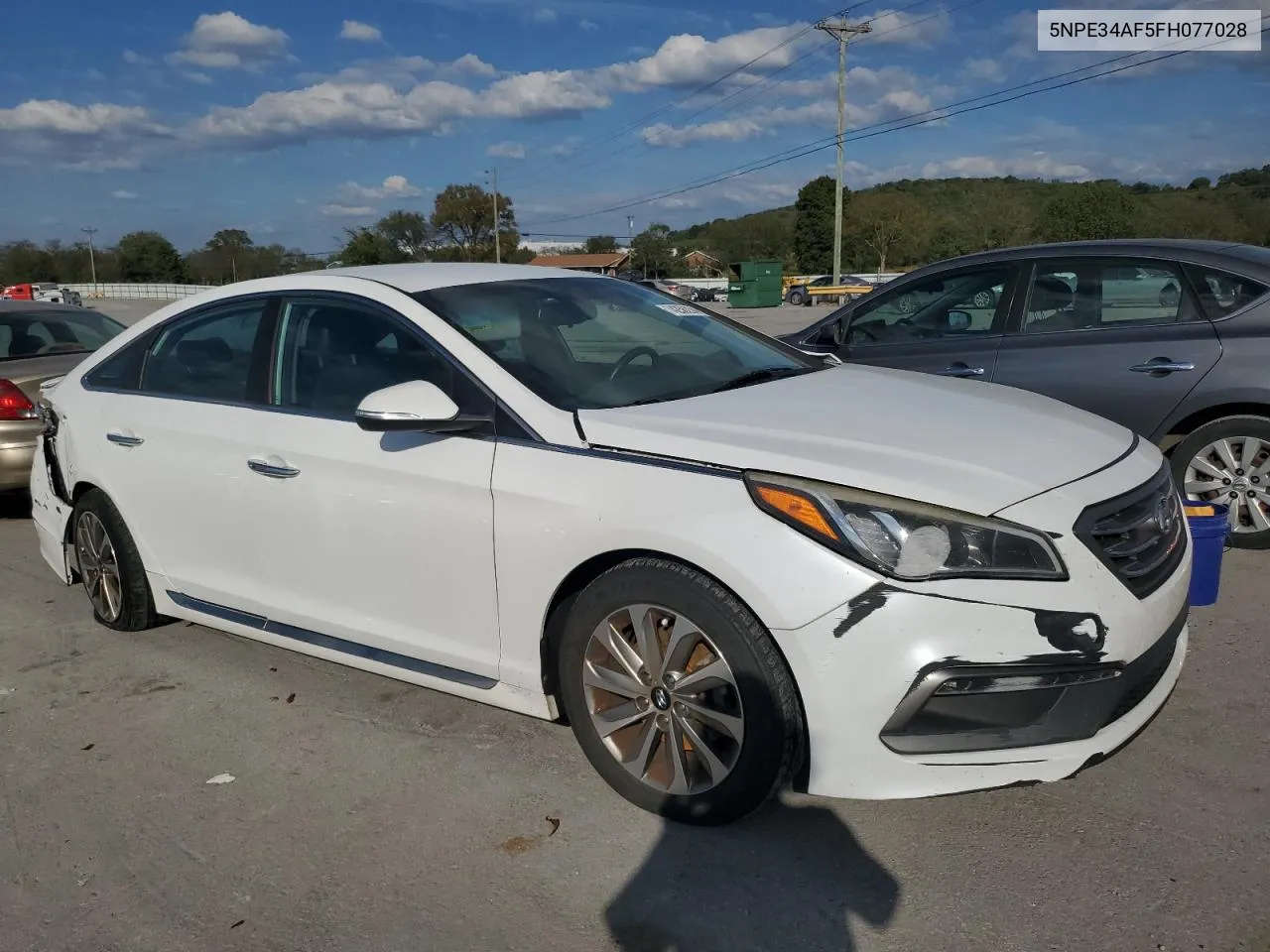 2015 Hyundai Sonata Sport VIN: 5NPE34AF5FH077028 Lot: 74256234