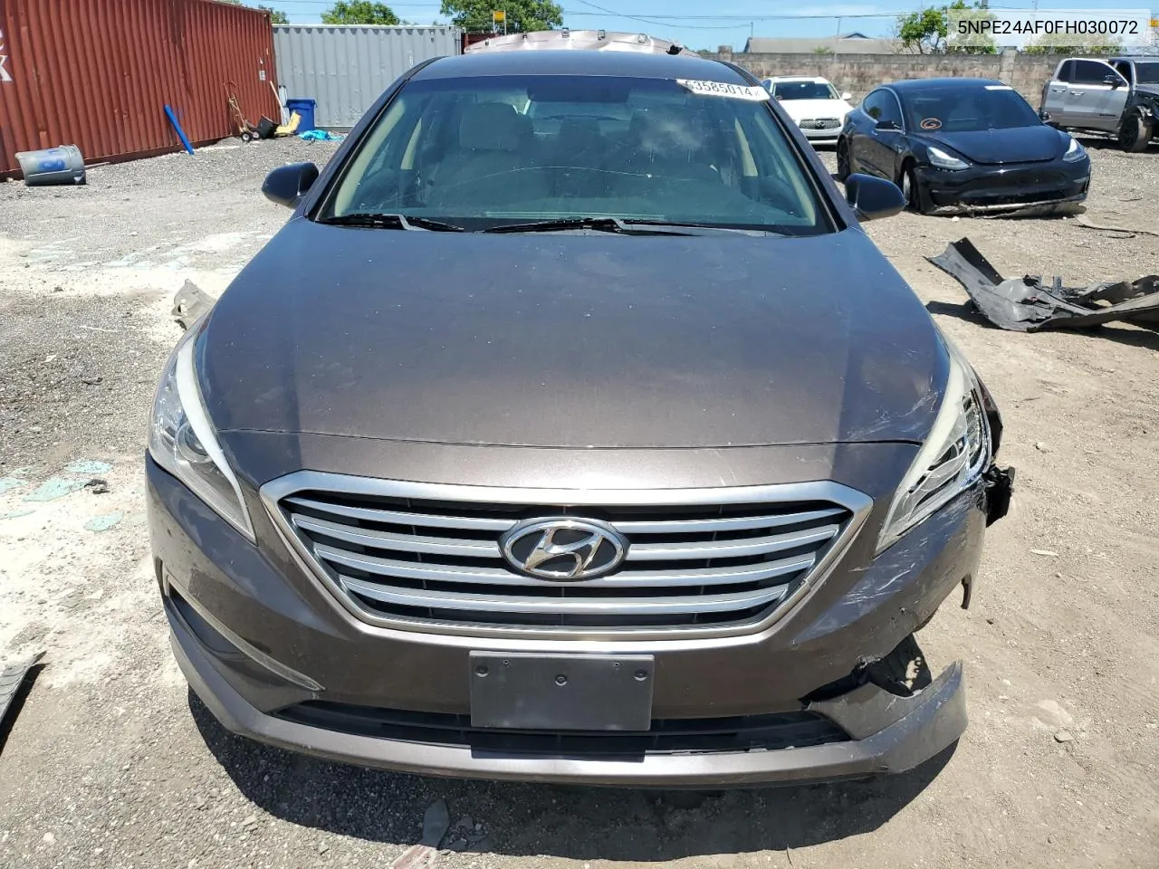 2015 Hyundai Sonata Se VIN: 5NPE24AF0FH030072 Lot: 74275194