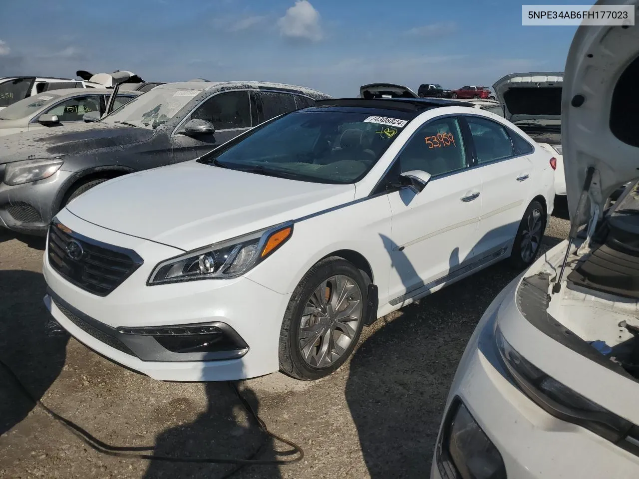 2015 Hyundai Sonata Sport VIN: 5NPE34AB6FH177023 Lot: 74308824