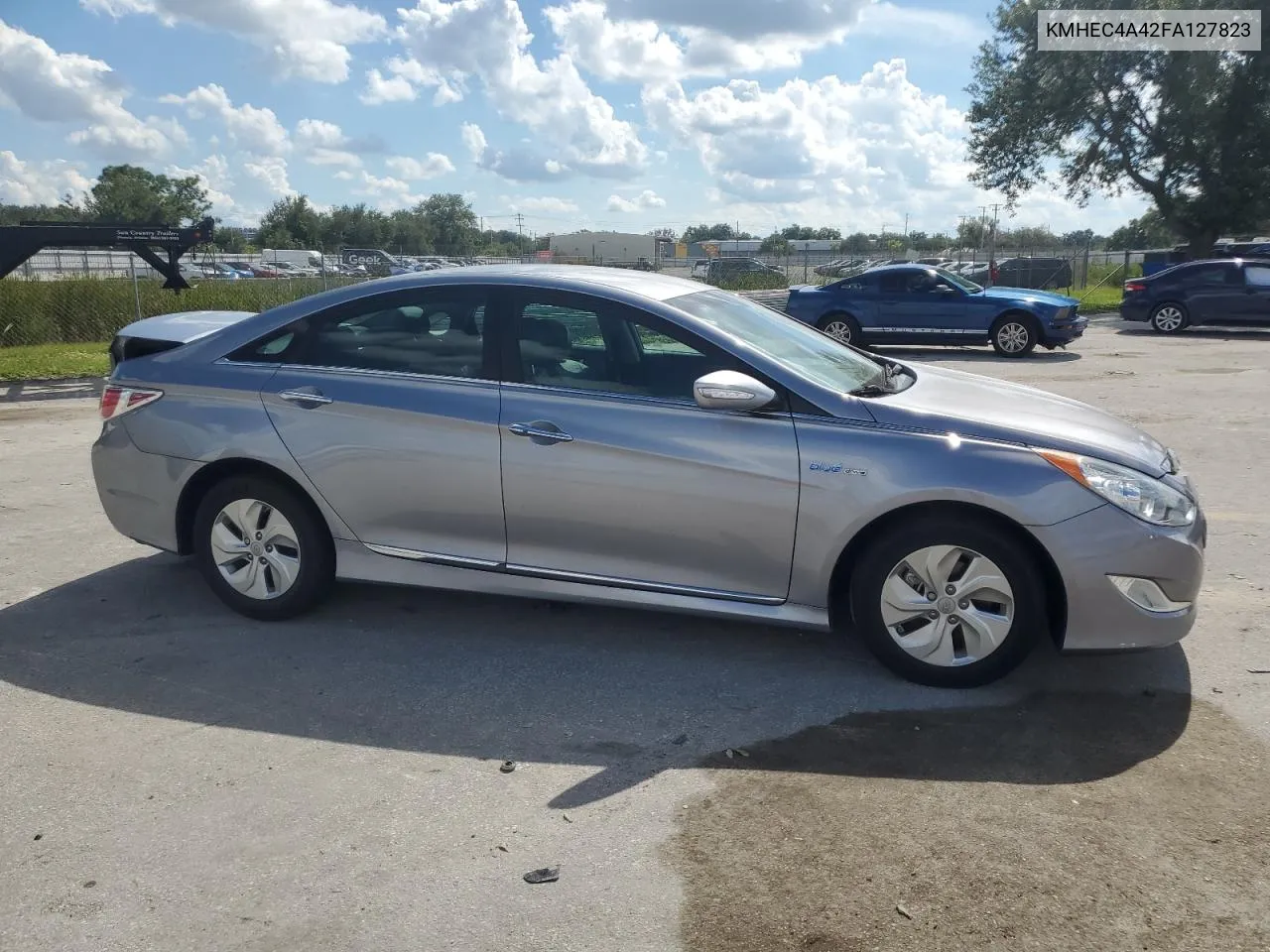 2015 Hyundai Sonata Hybrid VIN: KMHEC4A42FA127823 Lot: 74333994