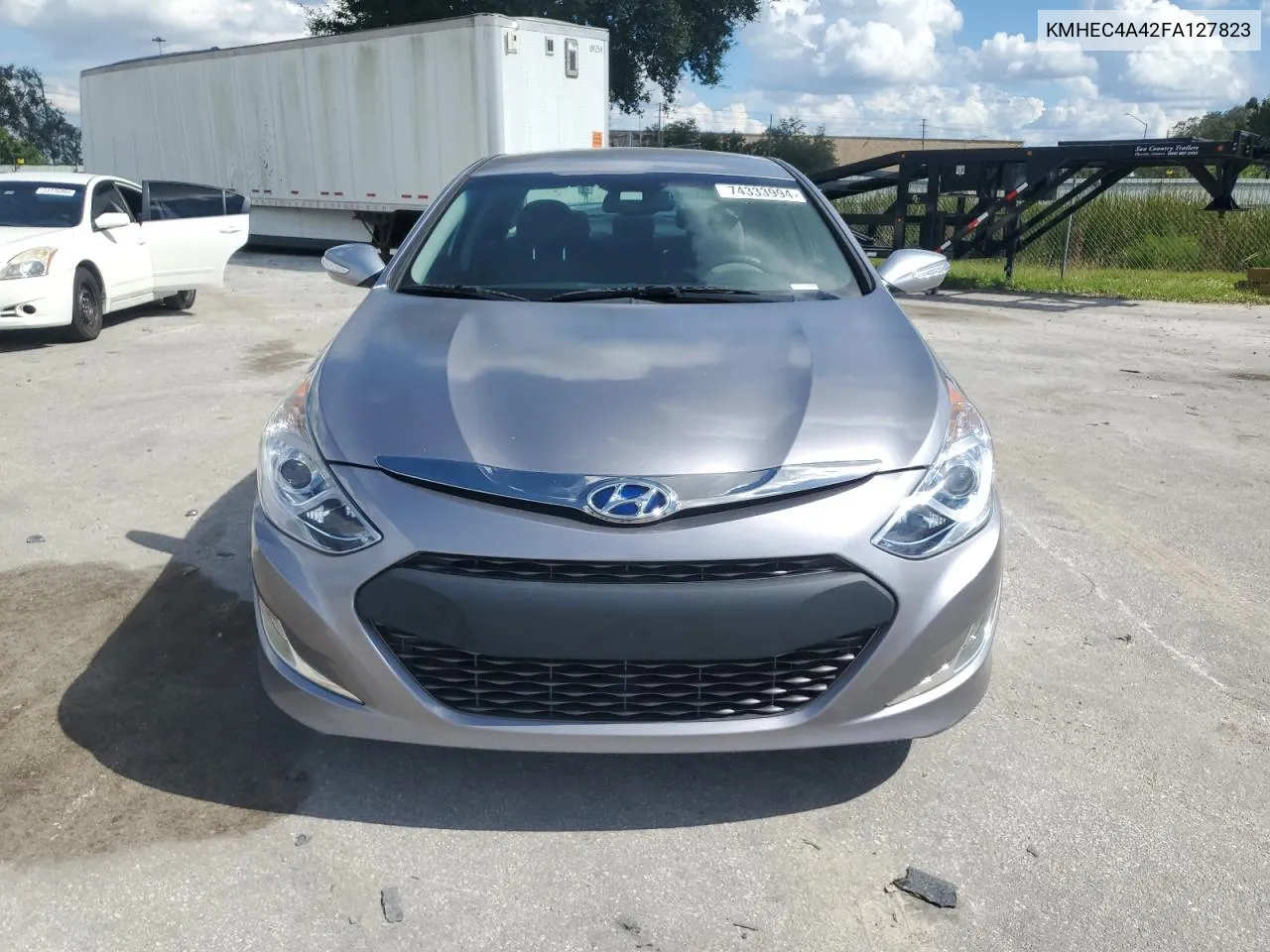 2015 Hyundai Sonata Hybrid VIN: KMHEC4A42FA127823 Lot: 74333994