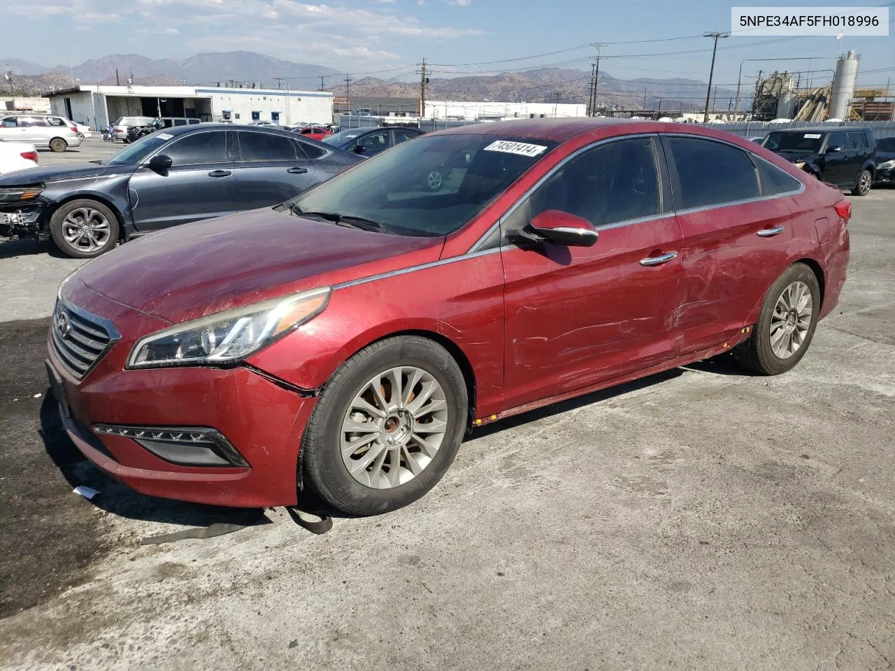 2015 Hyundai Sonata Sport VIN: 5NPE34AF5FH018996 Lot: 74501414