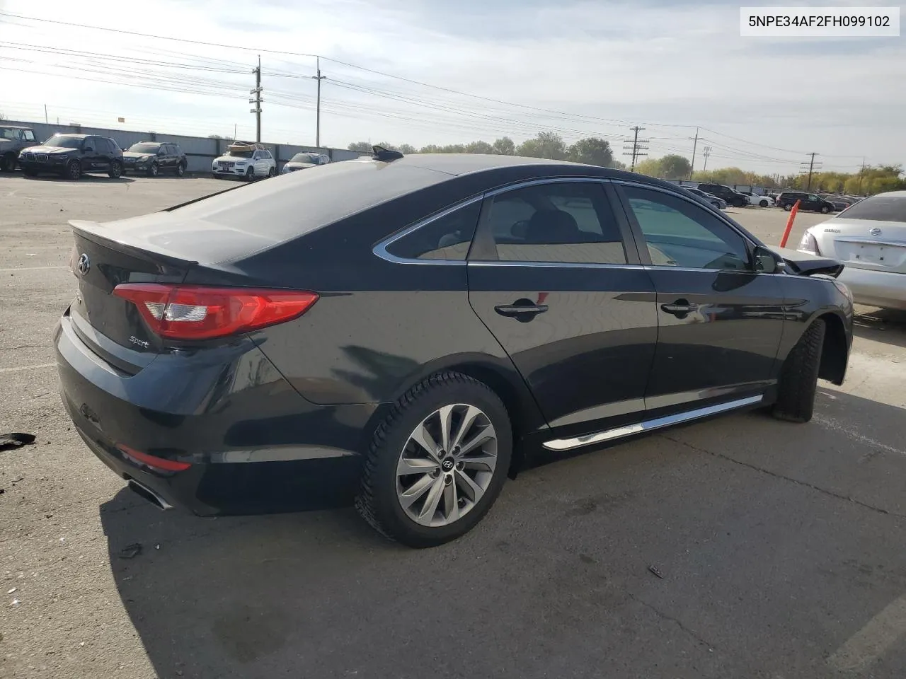 2015 Hyundai Sonata Sport VIN: 5NPE34AF2FH099102 Lot: 74684024