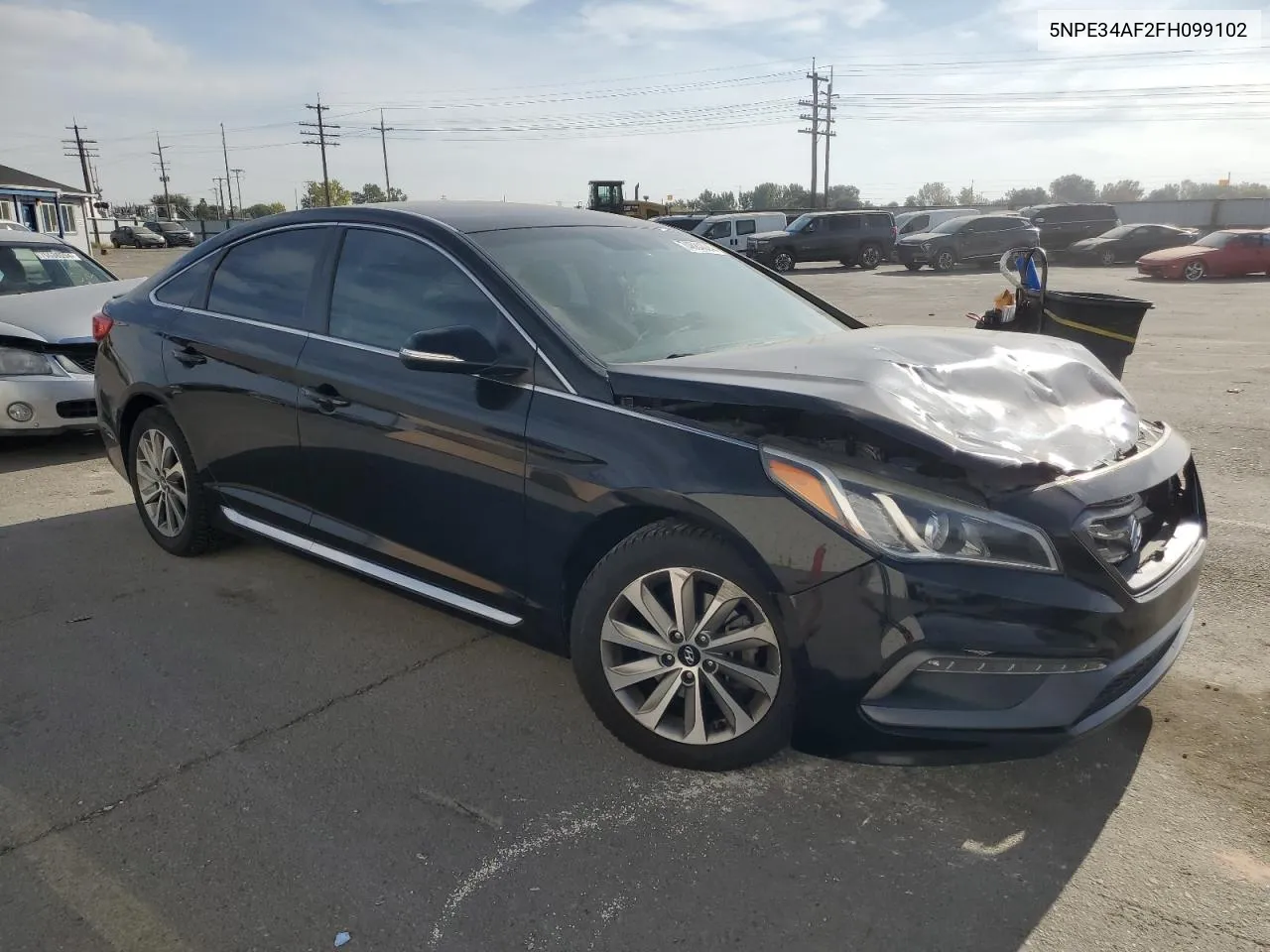 2015 Hyundai Sonata Sport VIN: 5NPE34AF2FH099102 Lot: 74684024