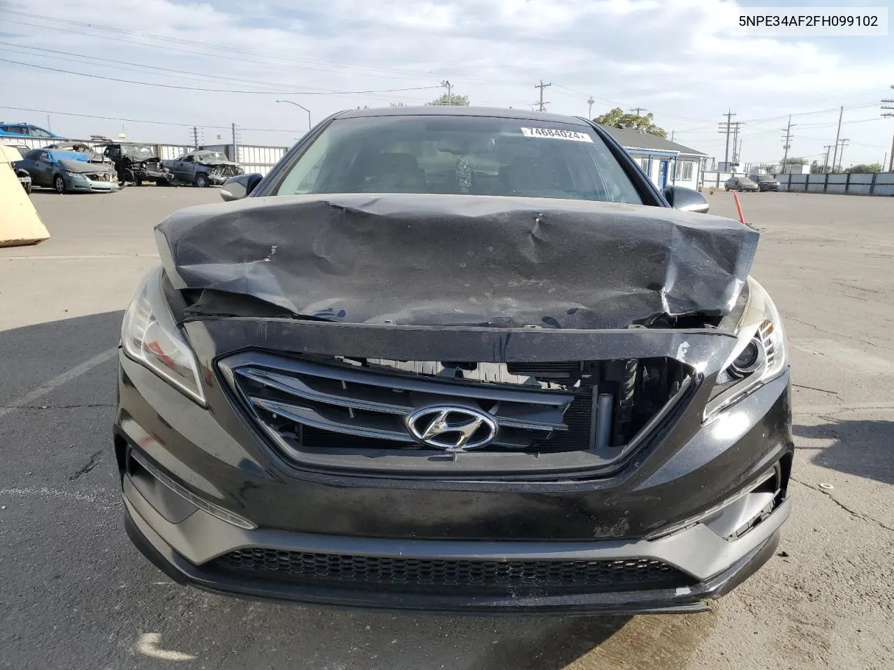 2015 Hyundai Sonata Sport VIN: 5NPE34AF2FH099102 Lot: 74684024