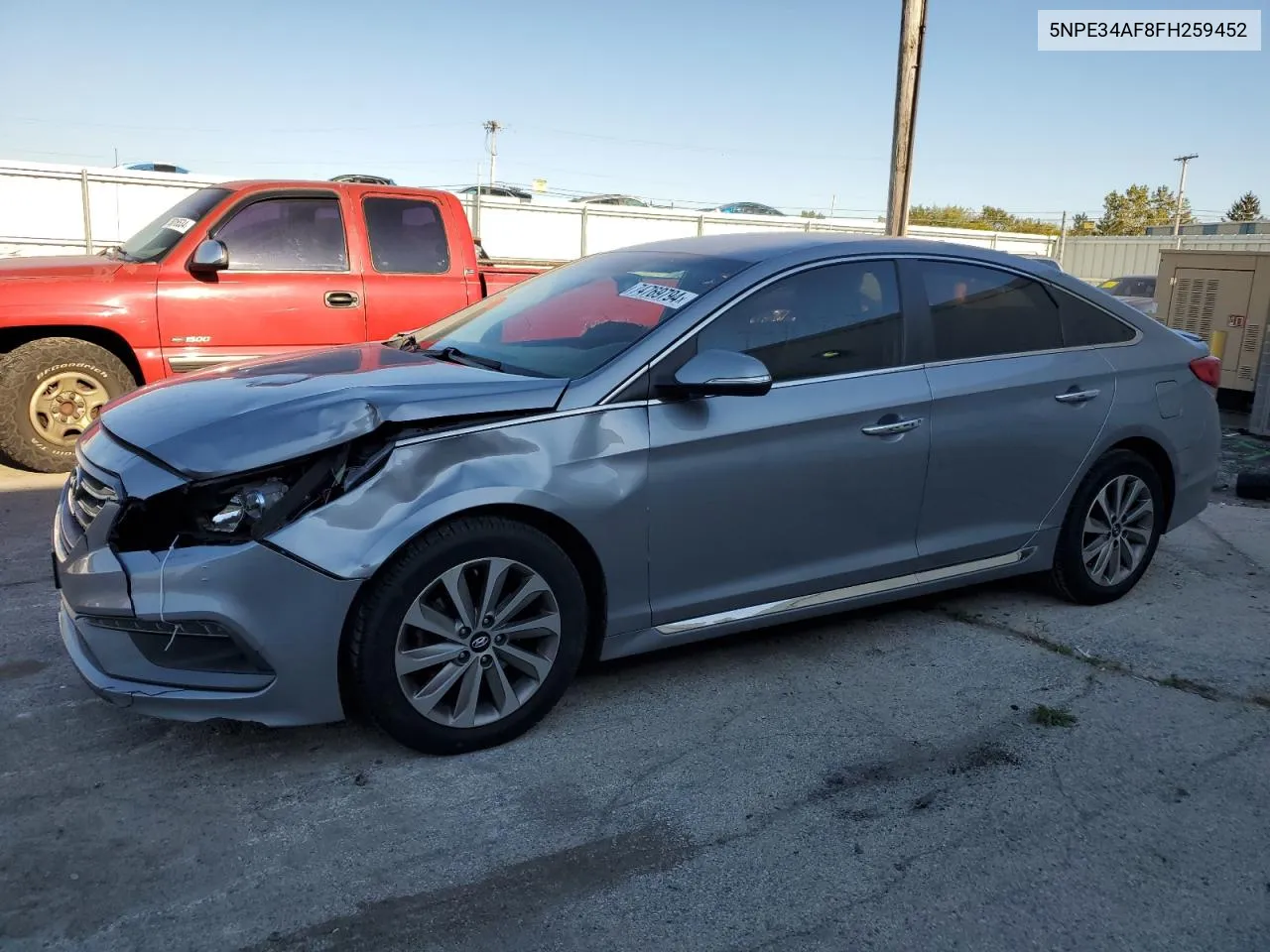 2015 Hyundai Sonata Sport VIN: 5NPE34AF8FH259452 Lot: 74769794