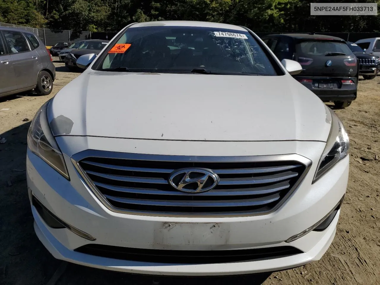 2015 Hyundai Sonata Se VIN: 5NPE24AF5FH033713 Lot: 74798674