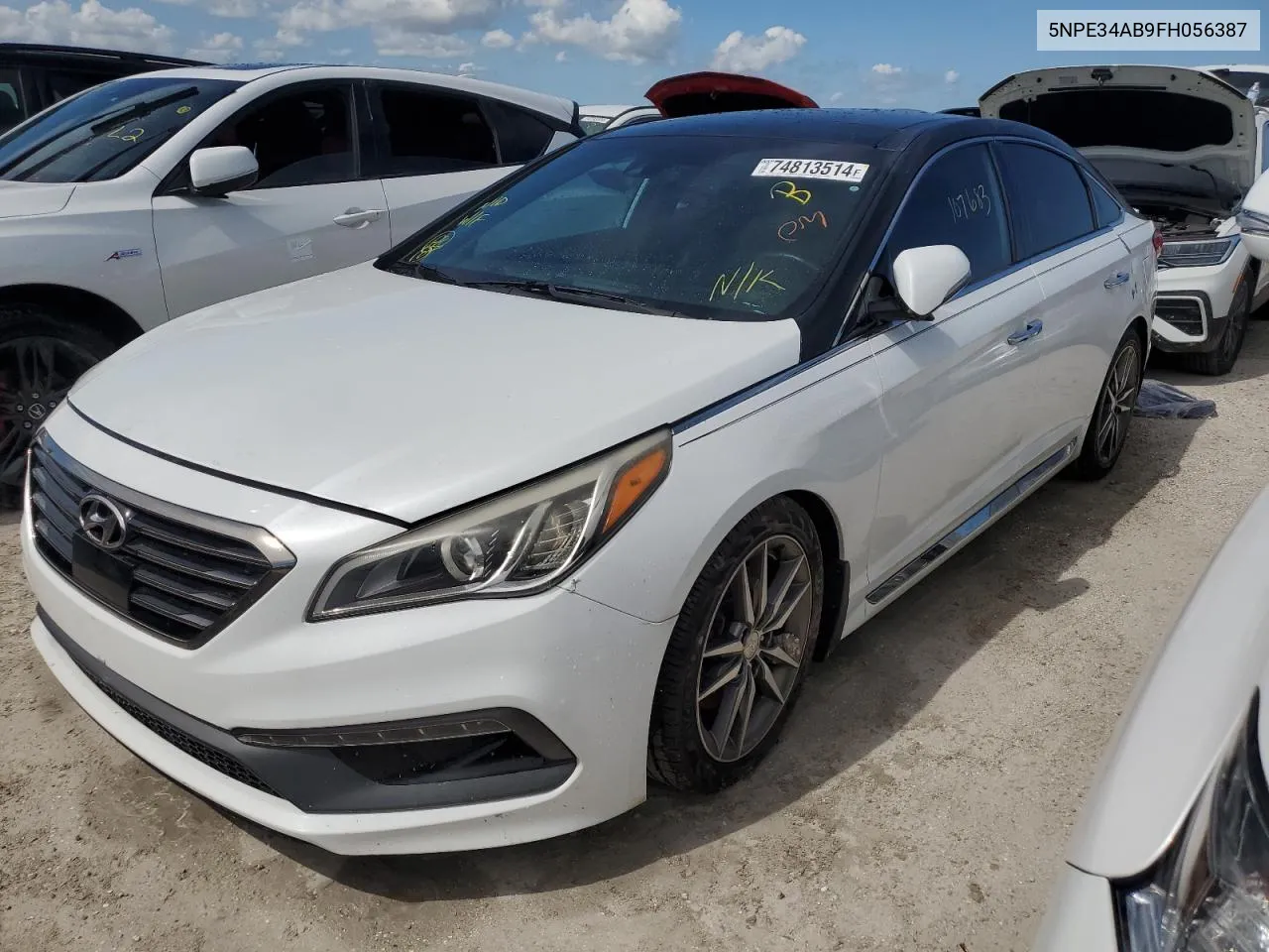 2015 Hyundai Sonata Sport VIN: 5NPE34AB9FH056387 Lot: 74813514