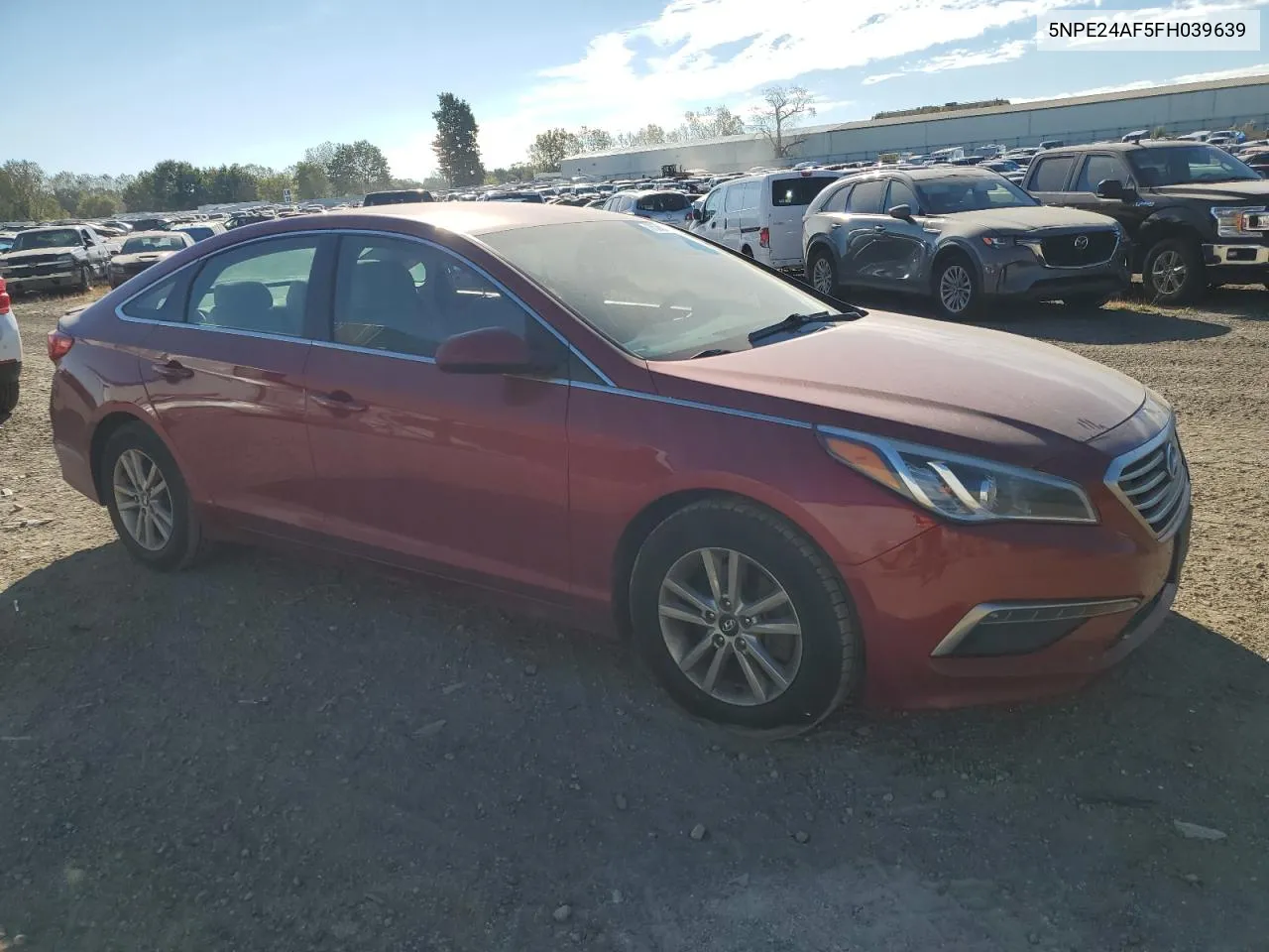 2015 Hyundai Sonata Se VIN: 5NPE24AF5FH039639 Lot: 75065774