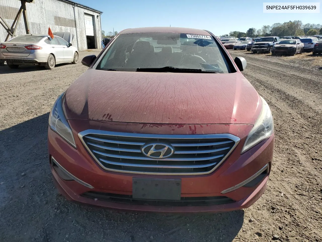 2015 Hyundai Sonata Se VIN: 5NPE24AF5FH039639 Lot: 75065774