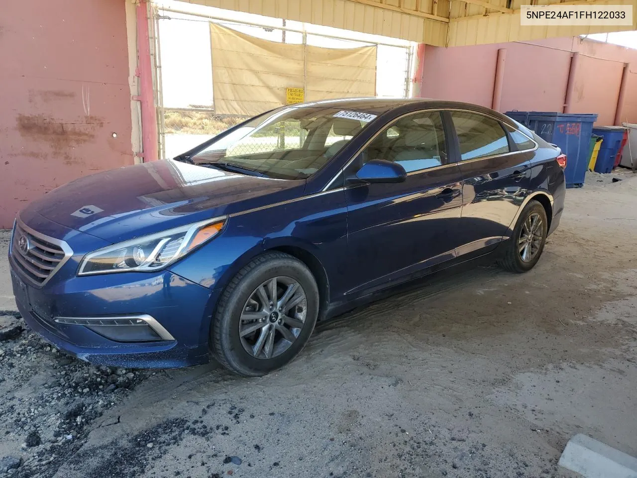 2015 Hyundai Sonata Se VIN: 5NPE24AF1FH122033 Lot: 75126464