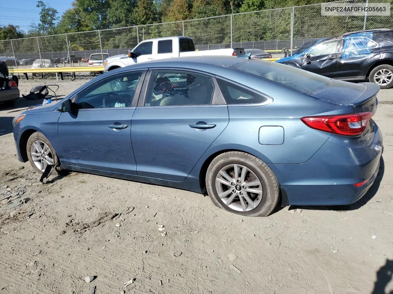 2015 Hyundai Sonata Se VIN: 5NPE24AF0FH205663 Lot: 75181604