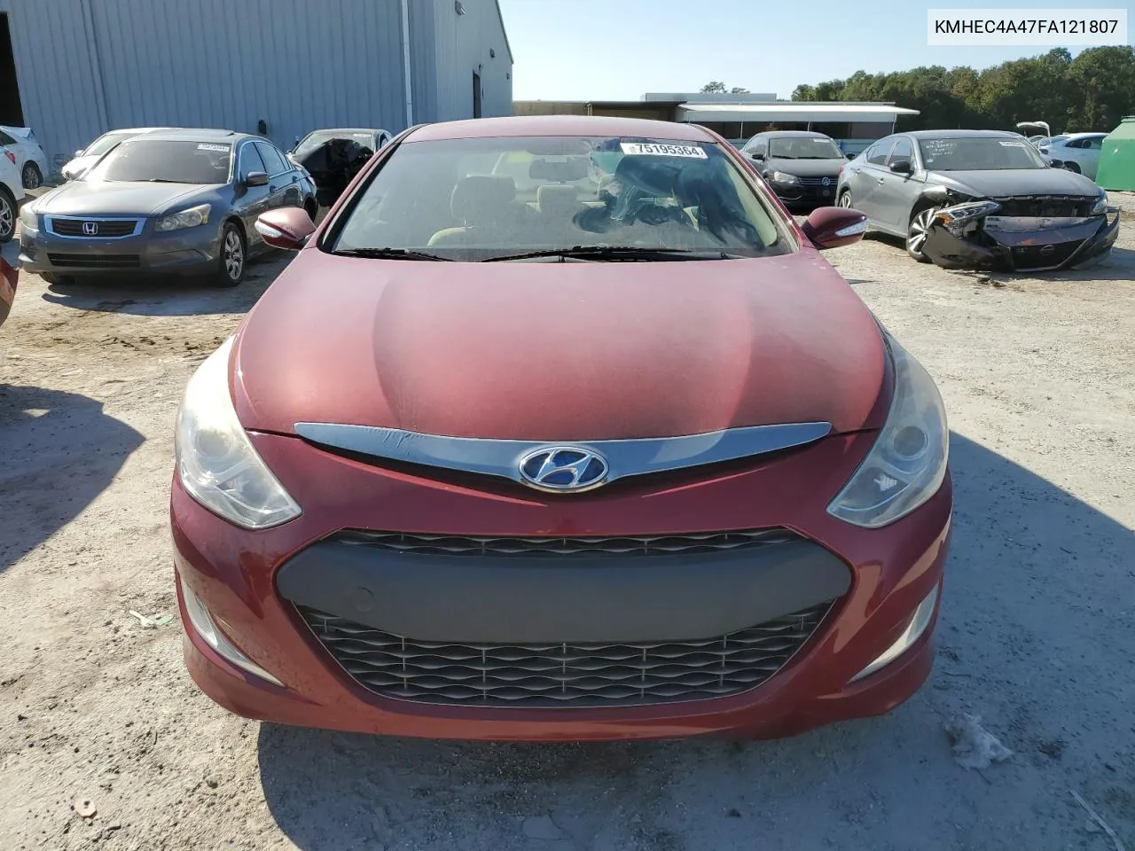 KMHEC4A47FA121807 2015 Hyundai Sonata Hybrid