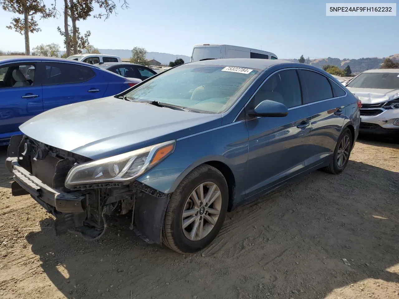 2015 Hyundai Sonata Se VIN: 5NPE24AF9FH162232 Lot: 75322784