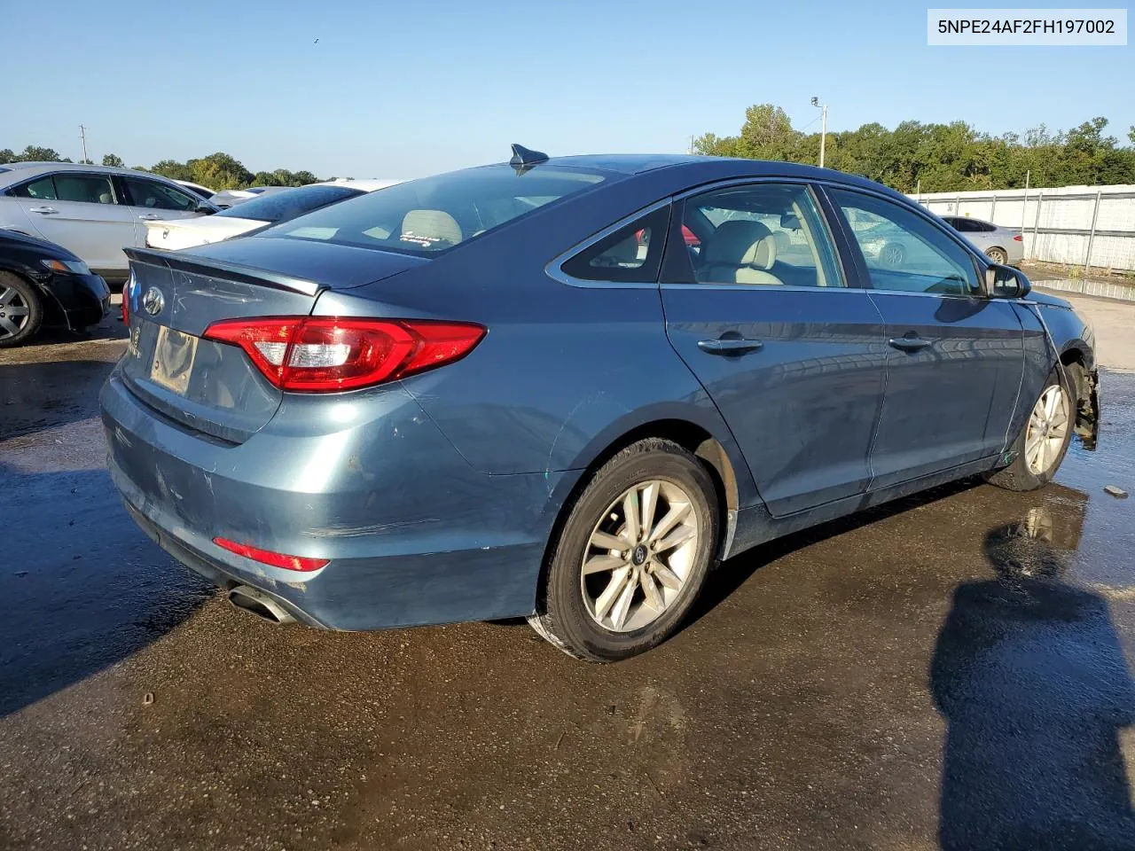 2015 Hyundai Sonata Se VIN: 5NPE24AF2FH197002 Lot: 75518534