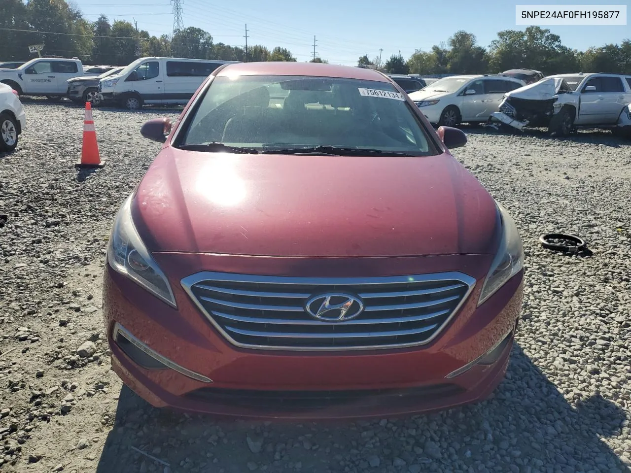 5NPE24AF0FH195877 2015 Hyundai Sonata Se