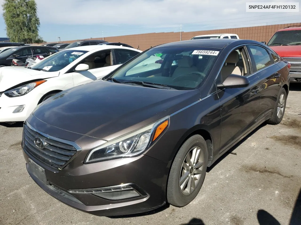 2015 Hyundai Sonata Se VIN: 5NPE24AF4FH120132 Lot: 75659244