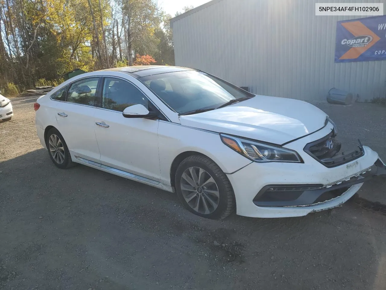 5NPE34AF4FH102906 2015 Hyundai Sonata Sport